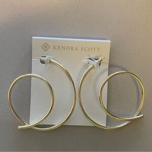 Kendra Scott gold earrings